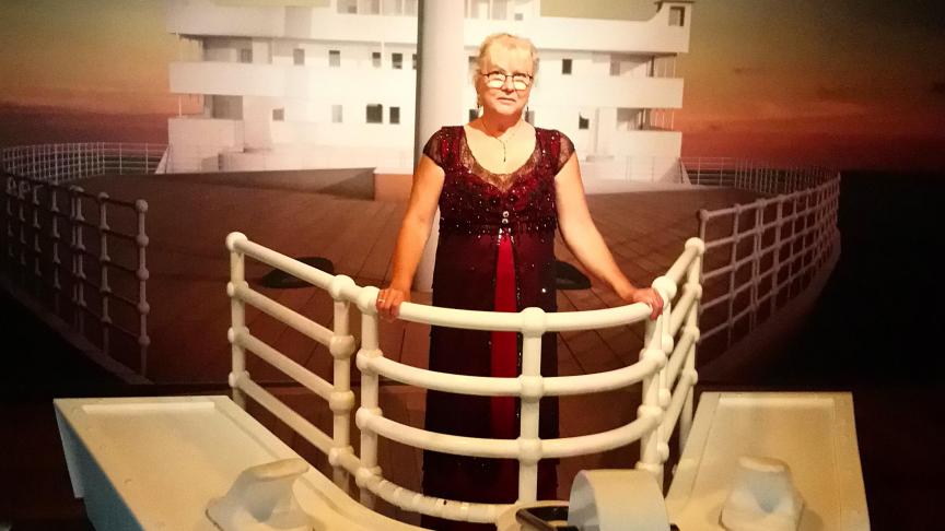 Robe de rose dans titanic outlet